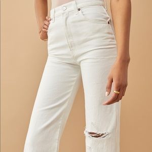 Reformation Cowboy High Rise Straight Jeans